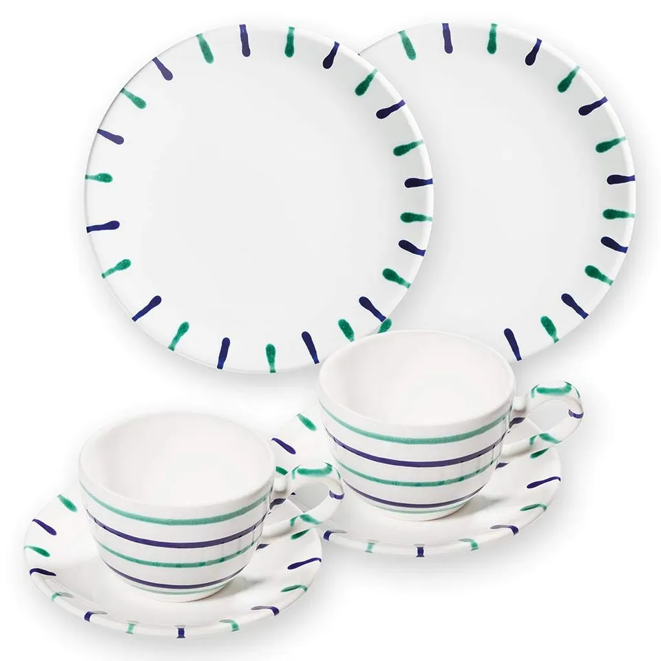 gmundner-keramik-traunsee-breakfast-for-two-geschirrset-6-teilig image 1