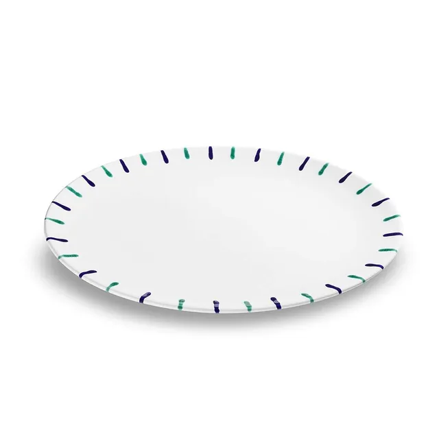 gmundner-keramik-platte-oval-traunsee-33-x-26-cm-handgemacht-in-sterreich image 1
