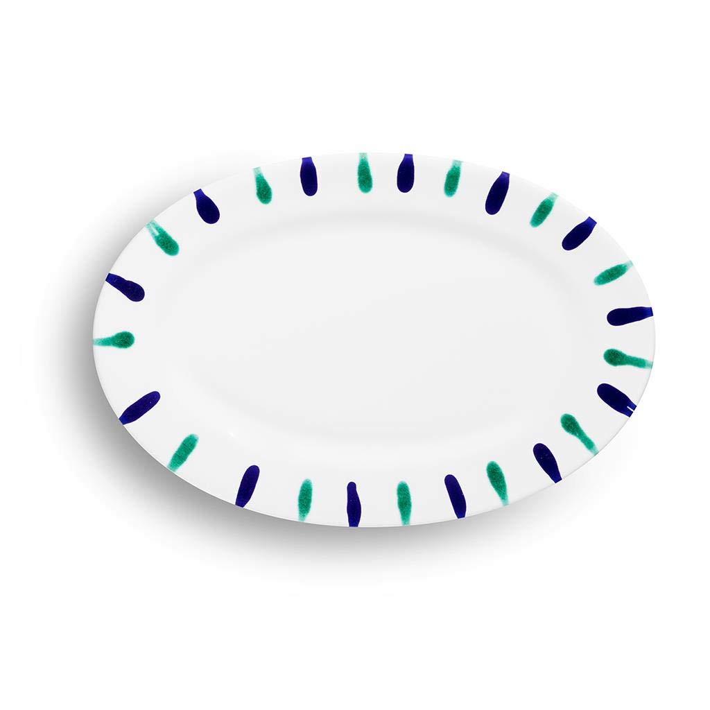 gmundner-keramik-platte-oval-21-x-14-x-2-1-cm-traunsee-handgemacht-in-sterreich image 2