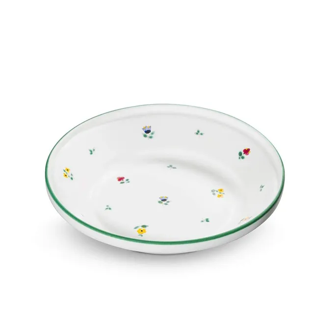 gmundner-keramik-reifsch-ssel-ohne-henkel-28-cm-streublumen-sch-ssel-handgemacht image 1