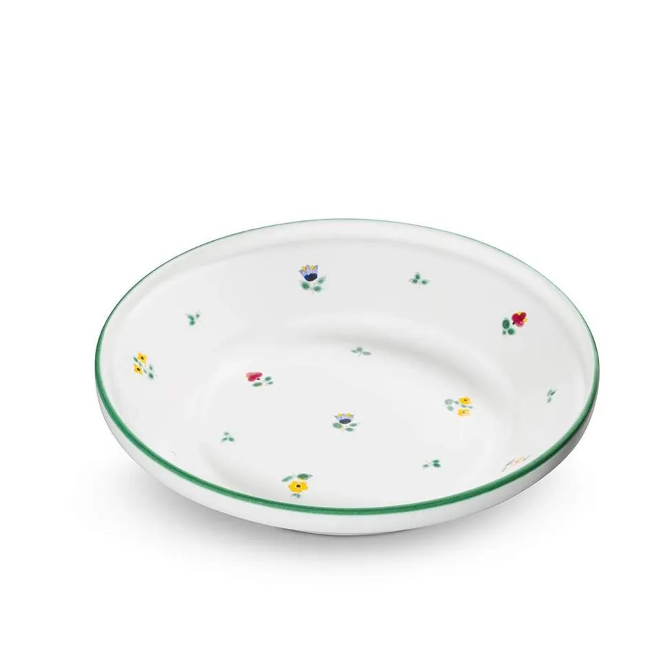 gmundner-keramik-reifsch-ssel-ohne-henkel-28-cm-streublumen-sch-ssel-handgemacht image 1