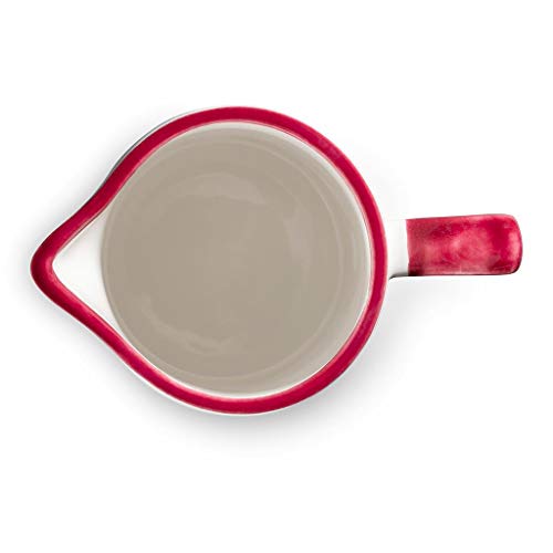 gmundner-keramik-wasserkrug-bordeauxroter-hirsch-1-2-liter-handgemacht-in-sterre image 6