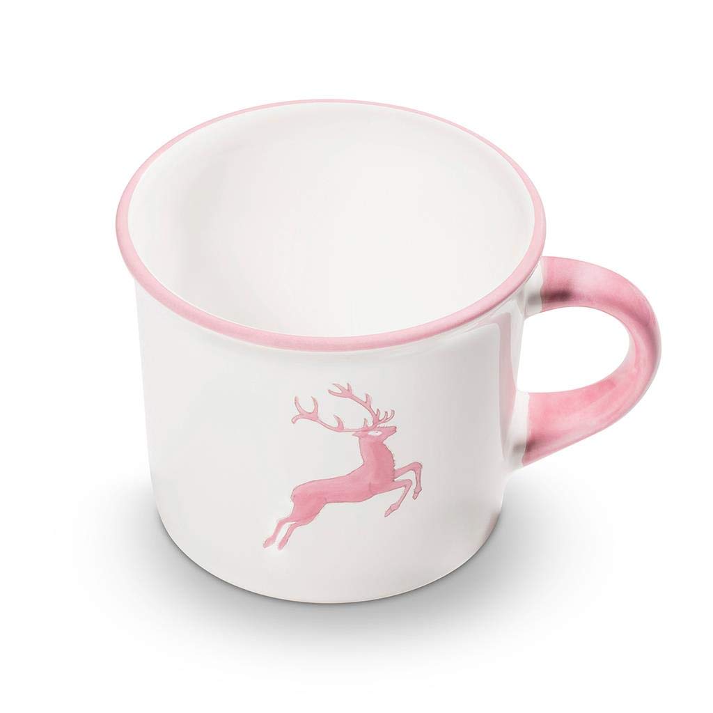 gmundner-keramik-kaffeeh3c4ferl-glatt-0-24-l-rosa-hirsch-3cb7-tasse-handgemacht- image 2