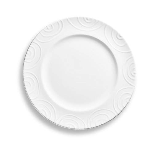 gmundner-keramik-speiseteller-gourmet-27-cm-wei-geflammt image 4