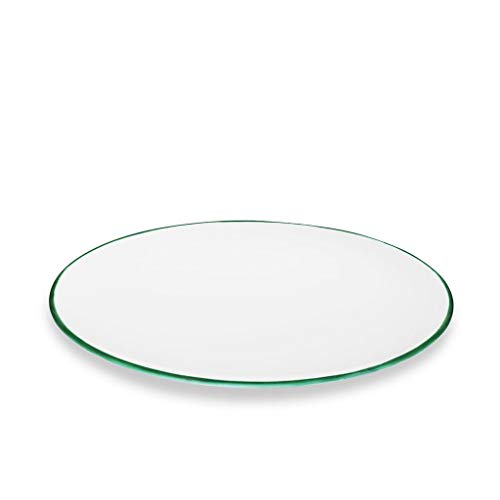 gmundner-keramik-platte-oval-28-x-21-cm-dekor-gr-ner-rand-handgemacht-in-sterrei image 3