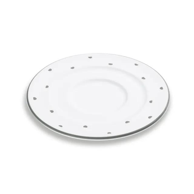 gmundner-keramik-herzerl-grau-unterteller-kaffee-gourmet-16-cm image 1