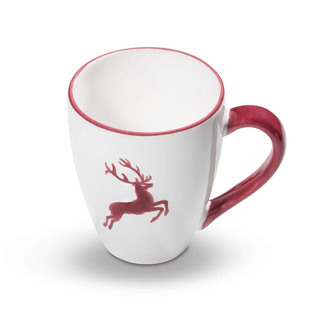 gmundner-keramik-bordeauxroter-hirsch-fr-hst-cksbecher-max-0-3-l image 1