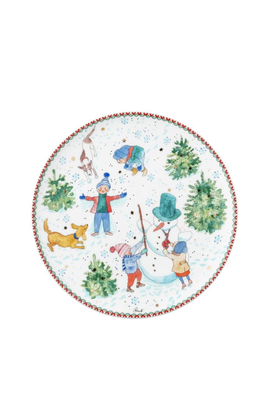hutschenreuther-sammelkollektion-2025-weihnachtsspiele-teller-flach-22-cm image 1