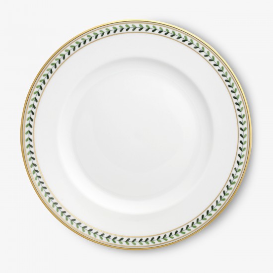 augarten-speiseteller-schubert-25-cm-porzellan-mit-myrtenbl-tter-dekor image 1