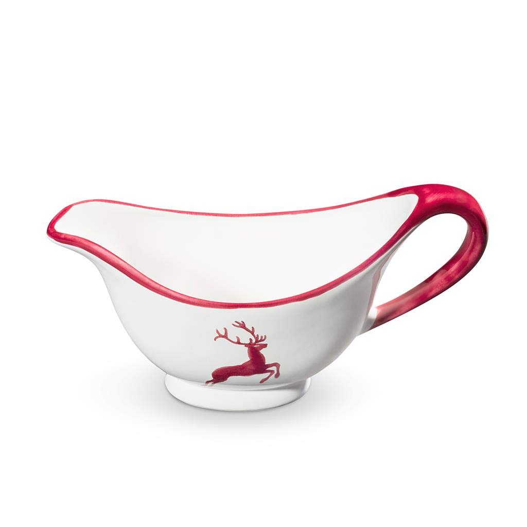 gmundner-keramik-sauciere-0-2-liter-bordeauxroter-hirsch-saucengef-handgemacht-i image 1