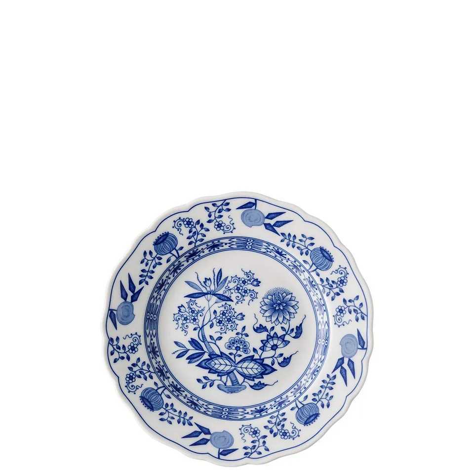 hutschenreuther-blau-zwiebelmuster-fr-hst-cksteller-mit-fahne-19-cm image 1