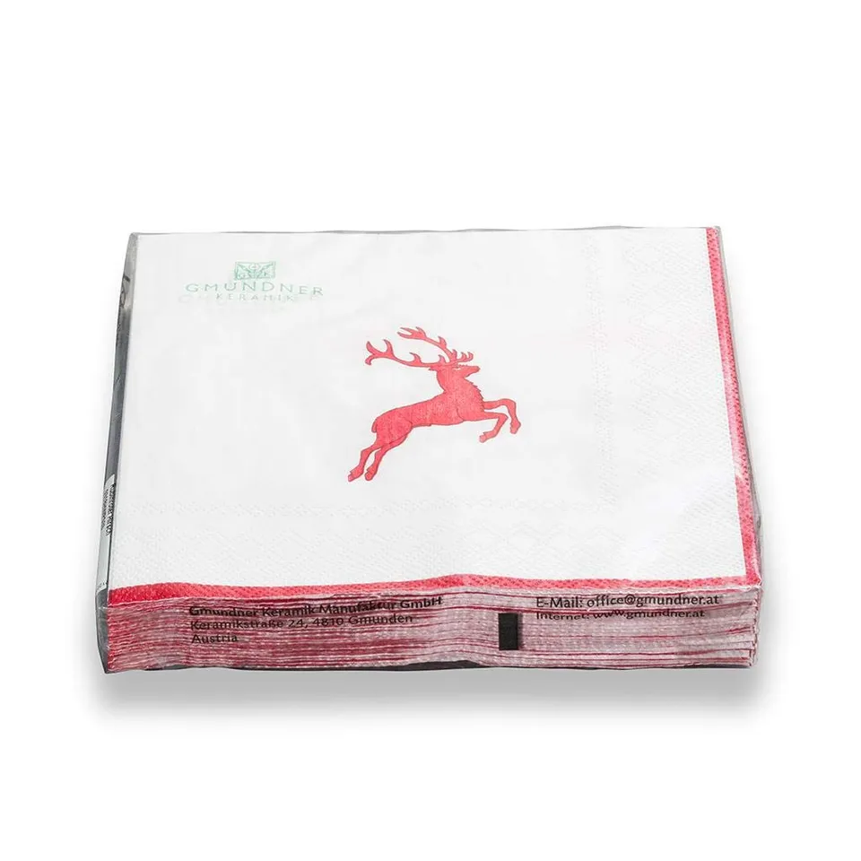gmundner-keramik-lunchservietten-33x33-cm-rubinroter-hirsch-20-st-ck image 1