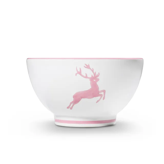 gmundner-keramik-m-slischale-rosa-hirsch-14-cm-handgemacht-in-sterreich image 1