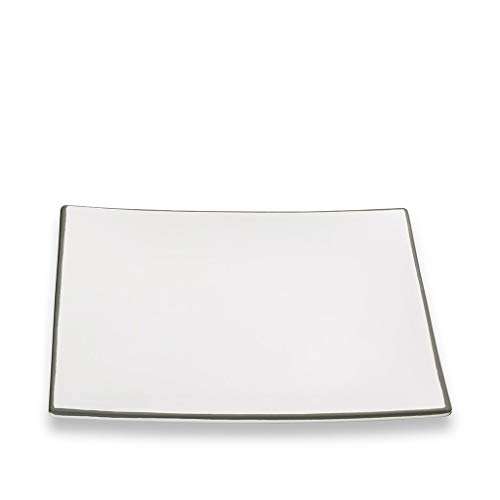 gmundner-keramik-speiseteller-grauer-rand-26-cm-handgemacht-in-sterreich image 3