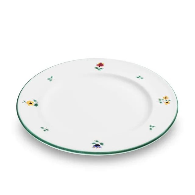 gmundner-keramik-dessertteller-gourmet-22-cm-streublume image 1