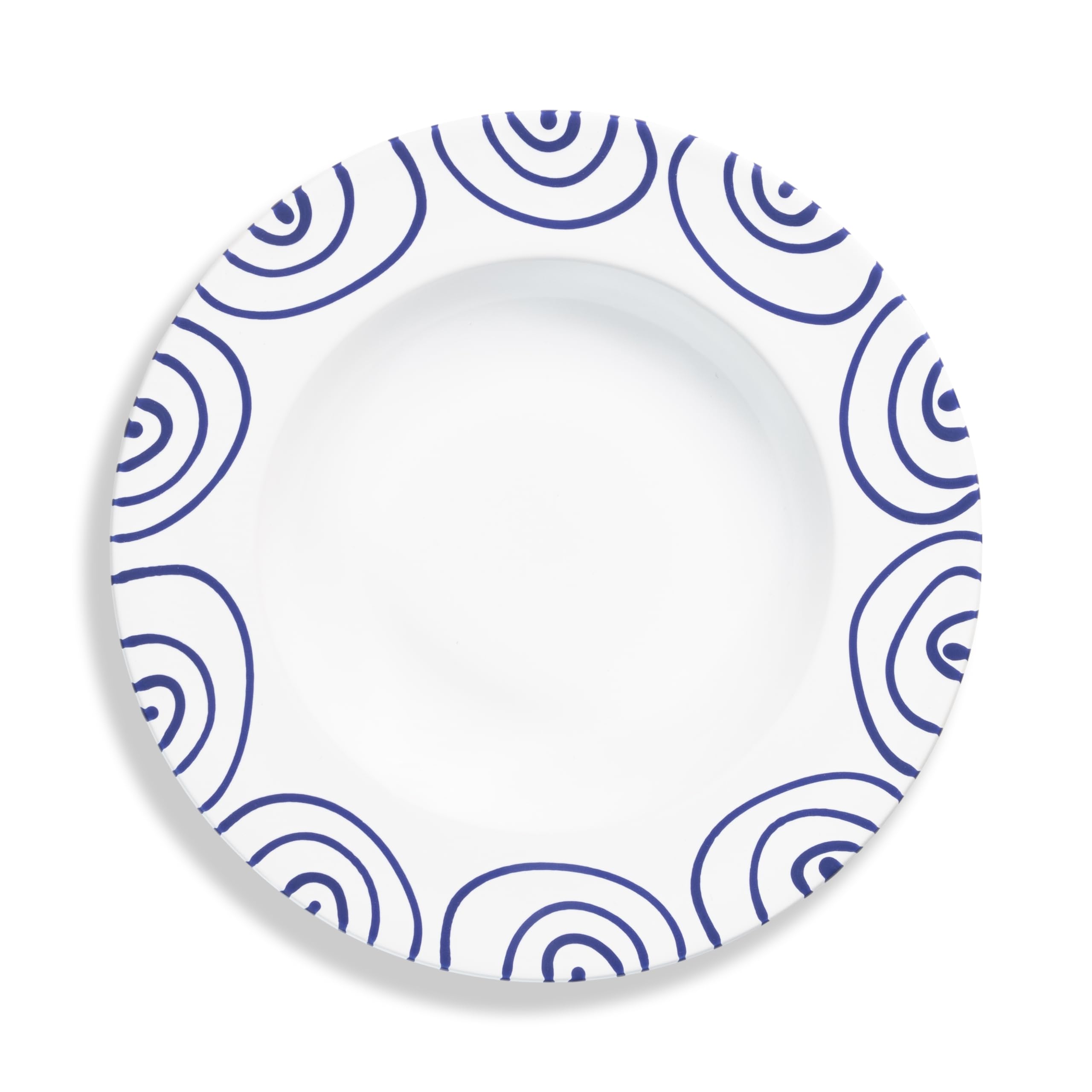 gmundner-keramik-dunkelblaugeflammt-suppenteller-gourmet-24-cm image 3