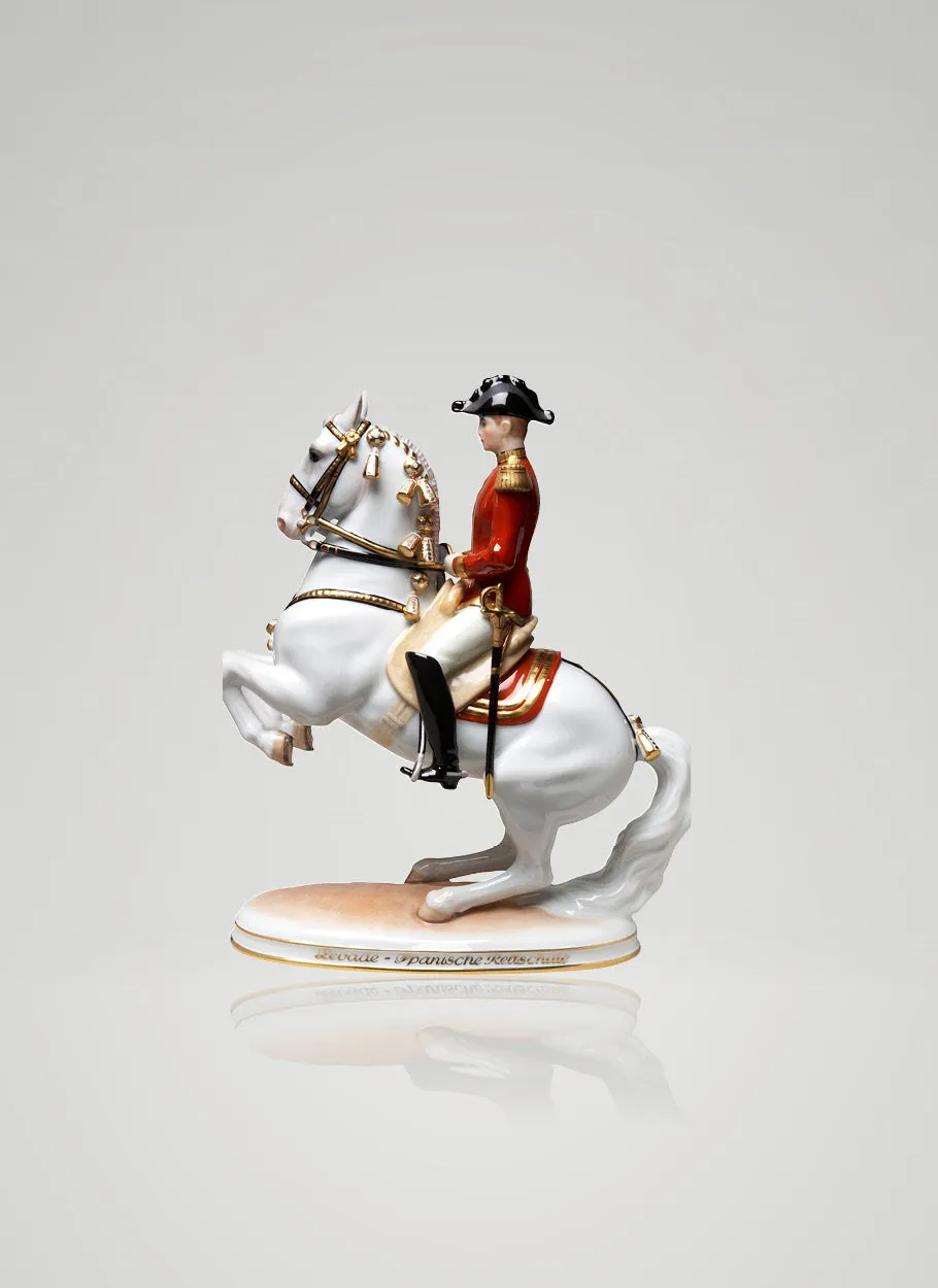 augarten-levade-mit-reiter-wiener-porzellanfigur-lipizzaner image 1