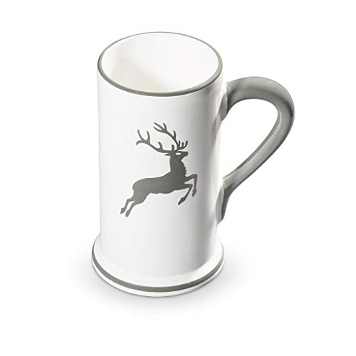 gmundner-keramik-grauer-hirsch-bierkrug-0-5-liter-handgemacht-in-sterreich image 4
