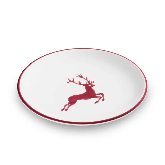 gmundner-keramik-bordeauxroter-hirsch-dessertteller-coup-20-cm-20cm-20-cm-3-stfc image 1