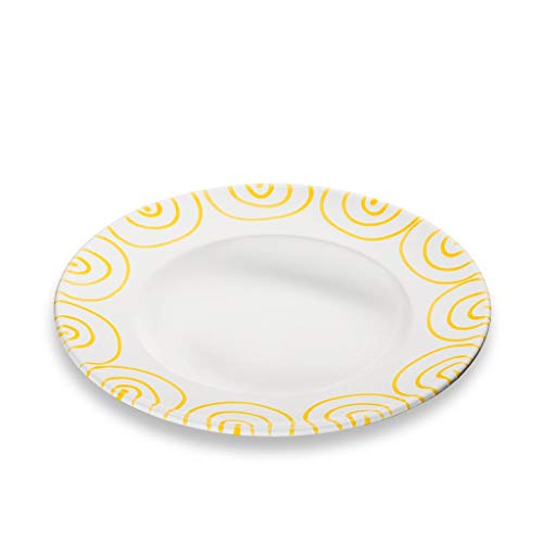 gmundner-keramik-pastateller-gourmet-29-cm-gelbgeflammt-handgemacht-in-sterreich image 4