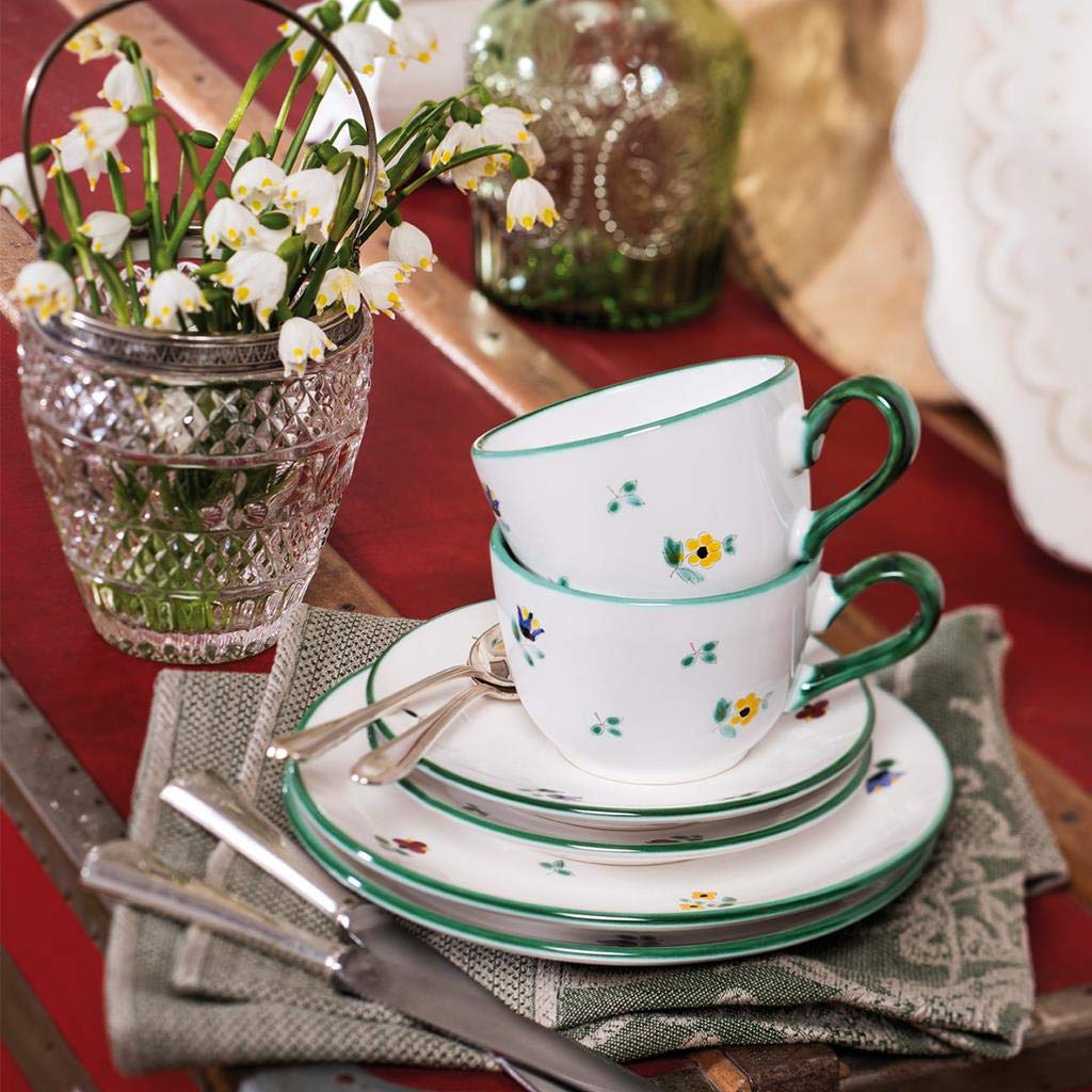 gmundner-keramik-breakfast-for-two-classic-geschirrset-streublume-handgemacht-in image 2