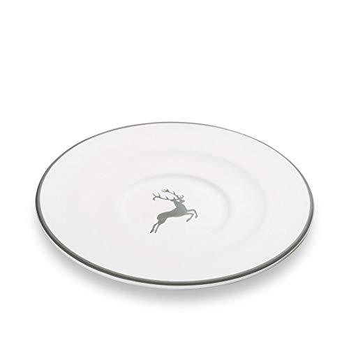 gmundner-keramik-grauer-hirsch-unterteller-cappuccino-gourmet-14-cm image 3