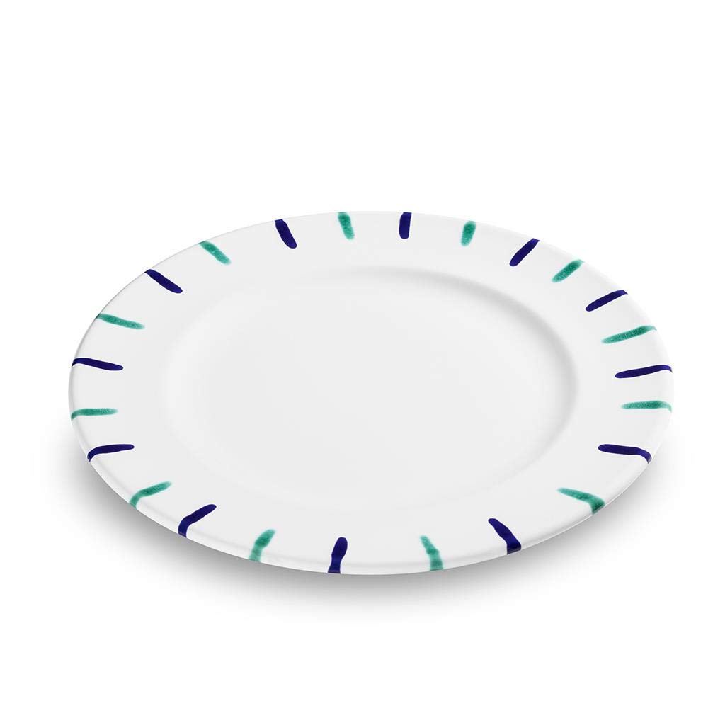 gmundner-keramik-dessertteller-gourmet-buntgeflammt-22-cm image 3