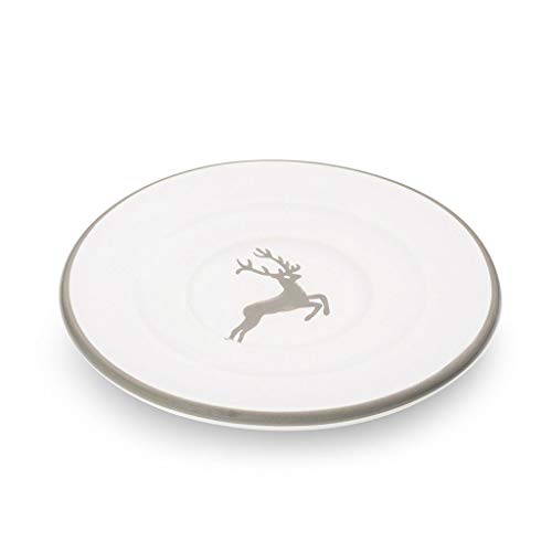 gmundner-keramik-unterteller-espresso-gourmet-11-cm-grauer-hirsch image 3