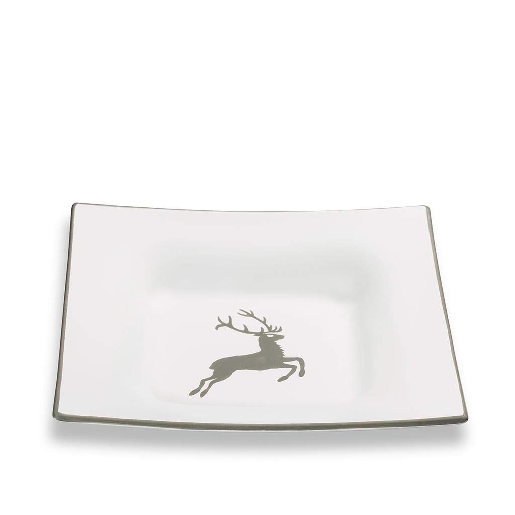 gmundner-keramik-suppenteller-grauer-hirsch-20-x-20-x-4-2-cm-handgemacht-in-ster image 1