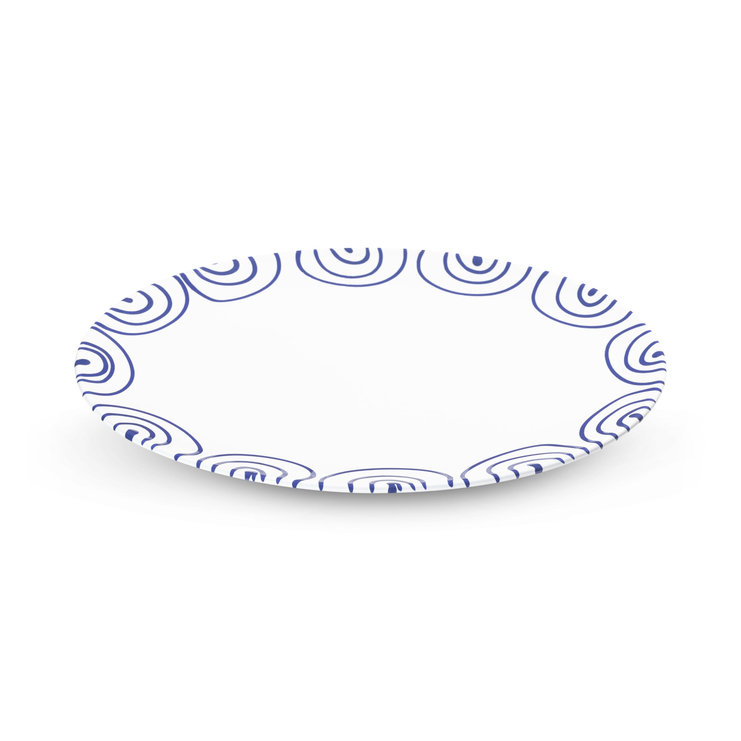 gmundner-keramik-dunkelblaugeflammt-platte-oval-33x26-cm image 1