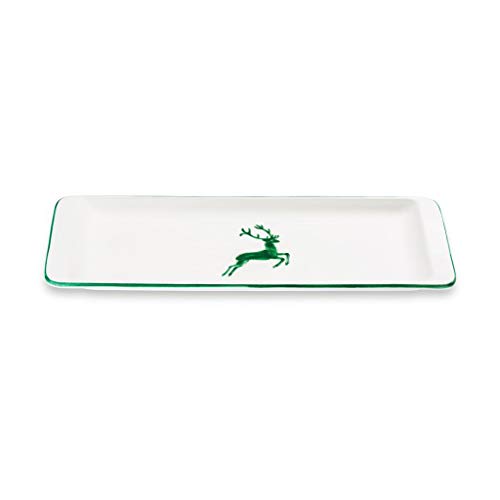 gmundner-keramik-stollenplatte-gr-ner-hirsch-42-x-16-cm image 3