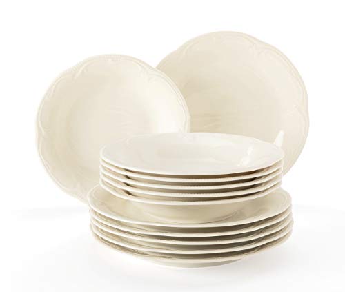seltmann-weiden-rubin-wei-9-tafelservice-12-teilig-creme-hartporzellan image 8