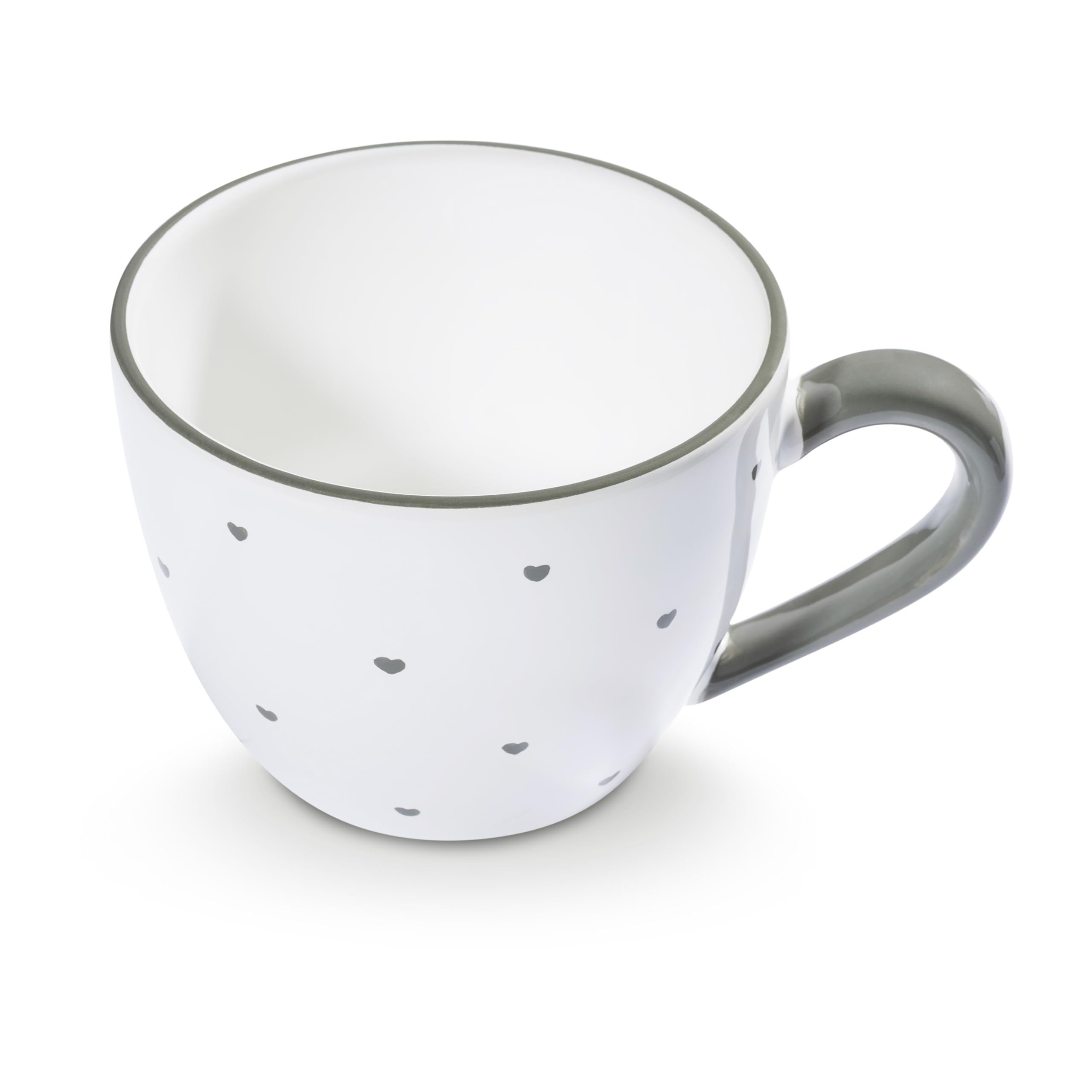 gmundner-keramik-herzerl-grau-teetasse-maxima-0-4-liter-im-geschenkkarton image 2