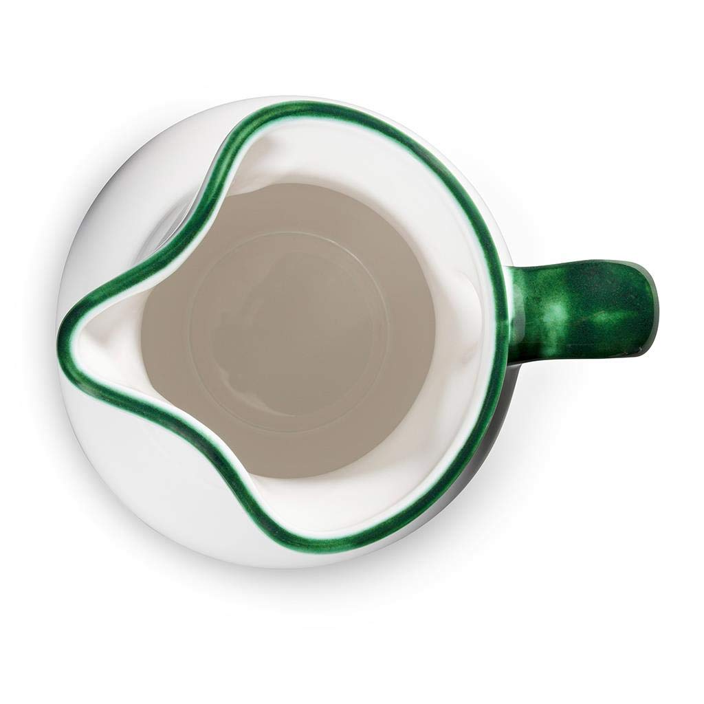gmundner-keramik-krug-wiener-form-1-5-liter-gr-ner-rand-handgemacht-in-sterreich image 3