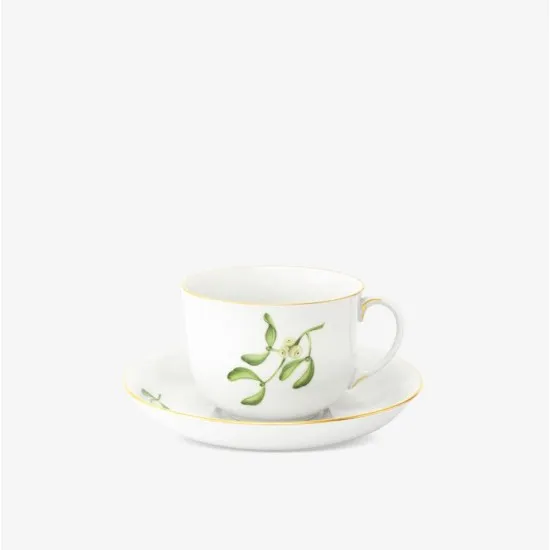 augarten-espressotasse-schubert-weihnachtsdekor-mit-mistelzweigen-und-goldrand image 1