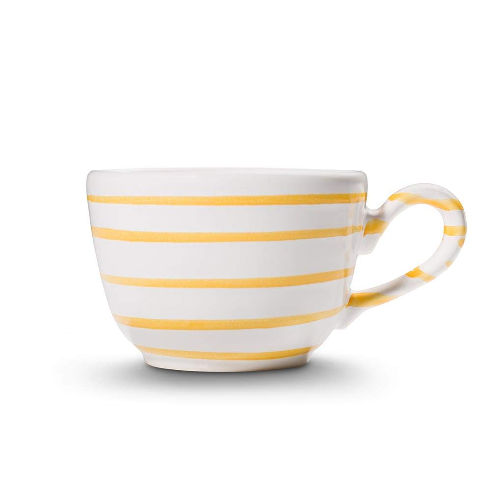 gmundner-keramik-gelbgeflammt-kaffeetasse-gourmet-190-ml image 2
