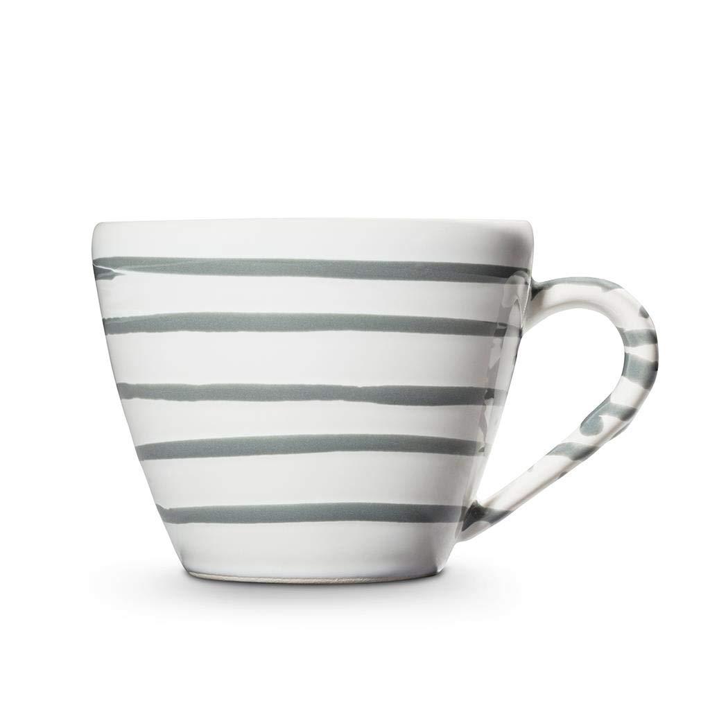 gmundner-keramik-cappuccinotasse-gourmet-0-16-liter-graugeflammt-handgemacht-in- image 2