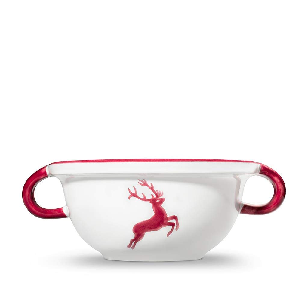 gmundner-keramik-weitling-0-6-liter-bordeauxroter-hirsch-handgemachte-keramik-au image 2