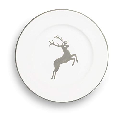 gmundner-keramik-dessertteller-gourmet-18-cm-grauer-hirsch image 4