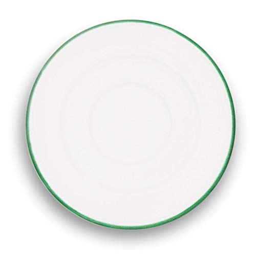 gmundner-keramik-unterteller-kaffee-gourmet-gr-ner-rand-16-cm-handgemacht-in-ste image 4