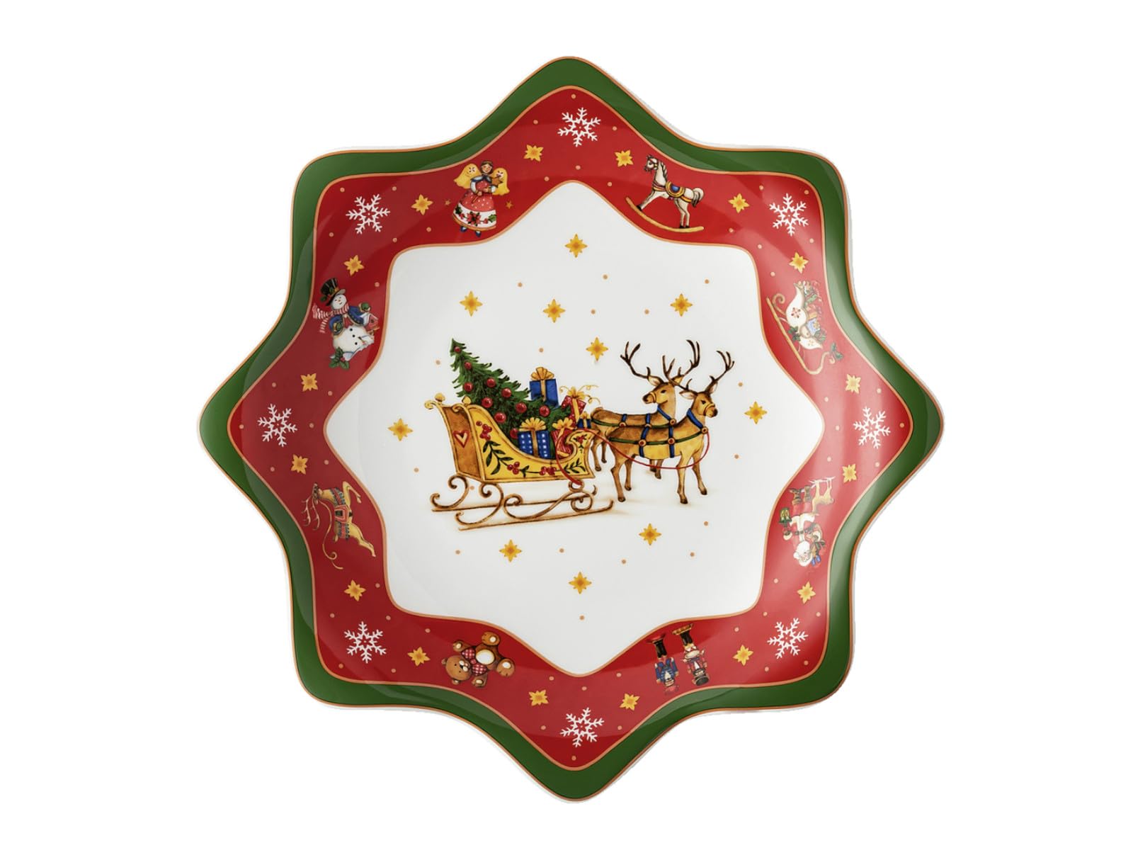 hutschenreuther-happy-wintertime-sternschale-25-cm image 1