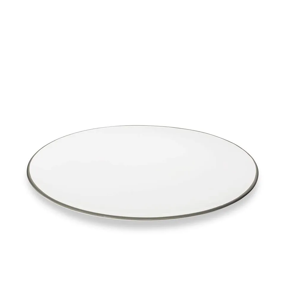 gmundner-keramik-platte-oval-28-x-21-cm-grauer-rand image 1