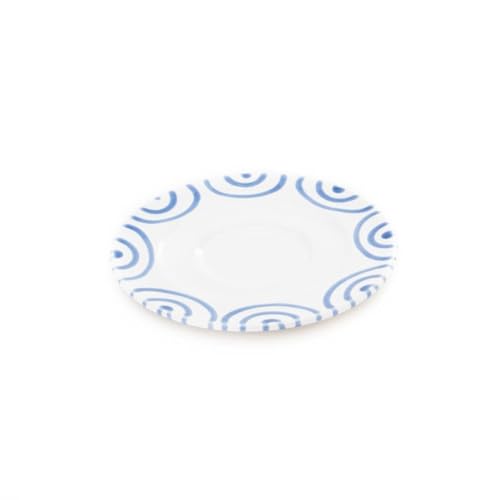gmundner-keramik-unterteller-kaffee-gourmet-16-cm-blaugeflammt image 2
