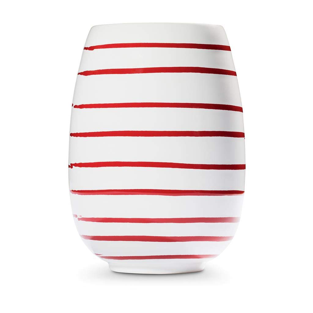 gmundner-keramik-rotgeflammt-vase-h-he-15-cm-durchmesser-8-cm image 2