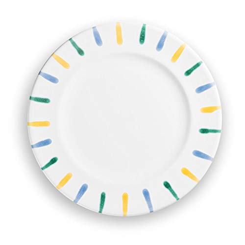 gmundner-keramik-dessertteller-gourmet-buntgeflammt-22-cm image 6