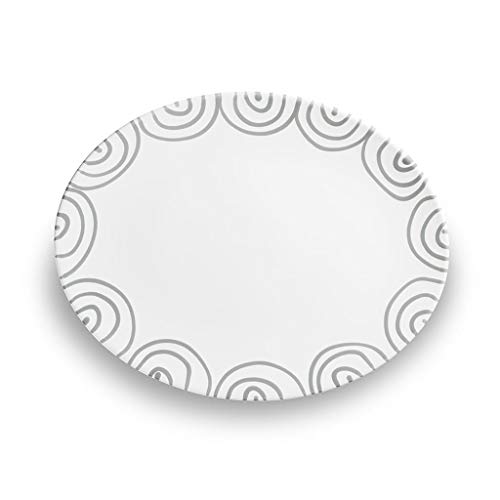 gmundner-keramik-platte-oval-33-cm-graugeflammt image 4