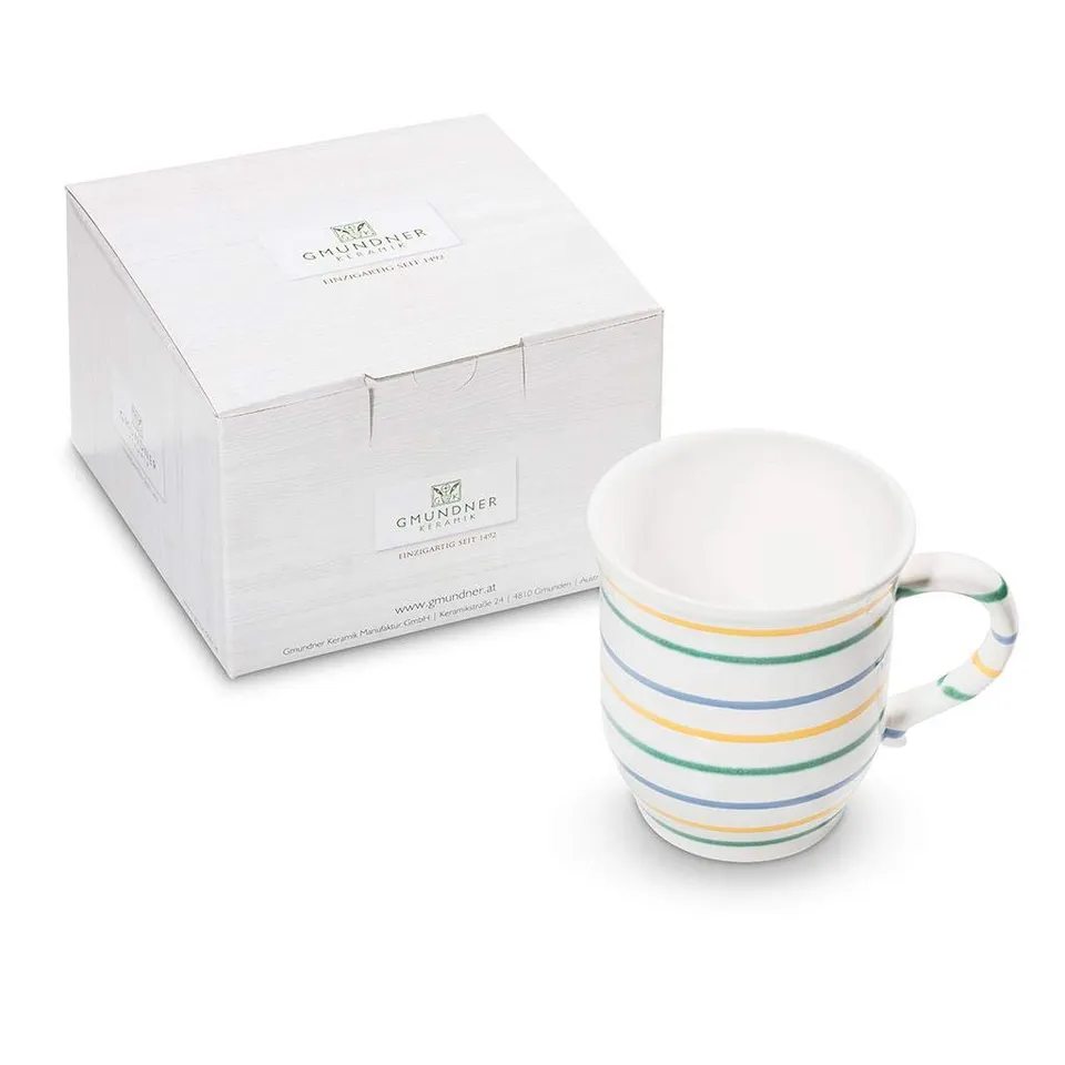 gmundner-keramik-schokotasse-0-3-liter-buntgeflammt image 1