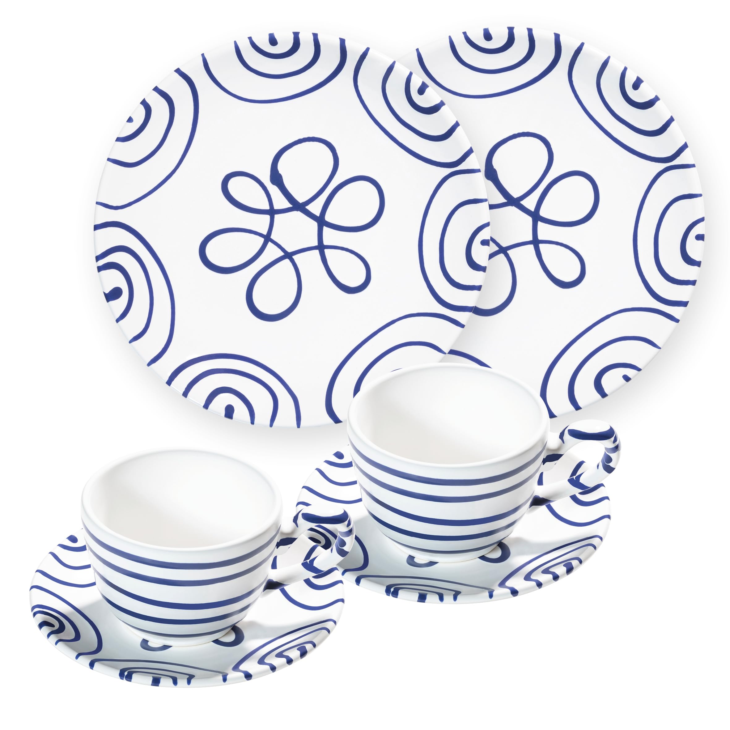 gmundner-keramik-fr-hst-ck-set-f-r-2-cup-dunkelblaugeflammt image 1