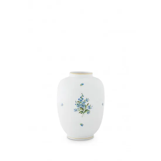 augarten-vase-lampionform-porzellan-mit-vergissmeinnicht-dekor-schubert image 1