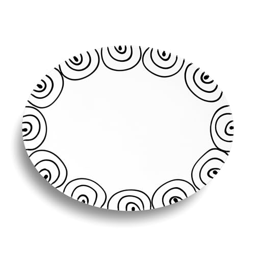 gmundner-keramik-schwarzgeflammt-platte-oval-33x26-cm image 4